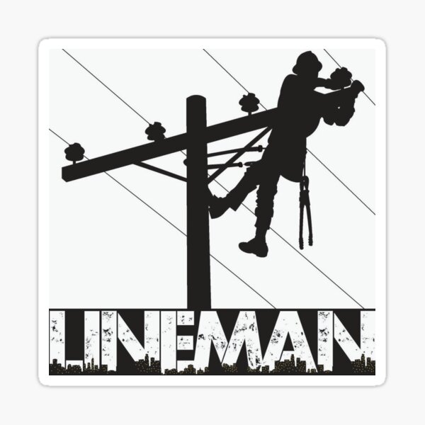 Item preview, Lineman Silhouette  designed and sold by BrennaEirlys.