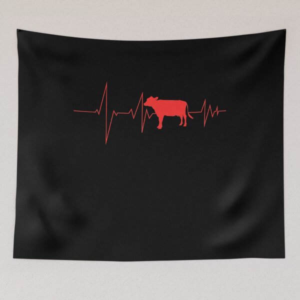 Item preview, Cow Heartbeat Farmer Calf Dairy Cow Farmer designed and sold by Ibu83.