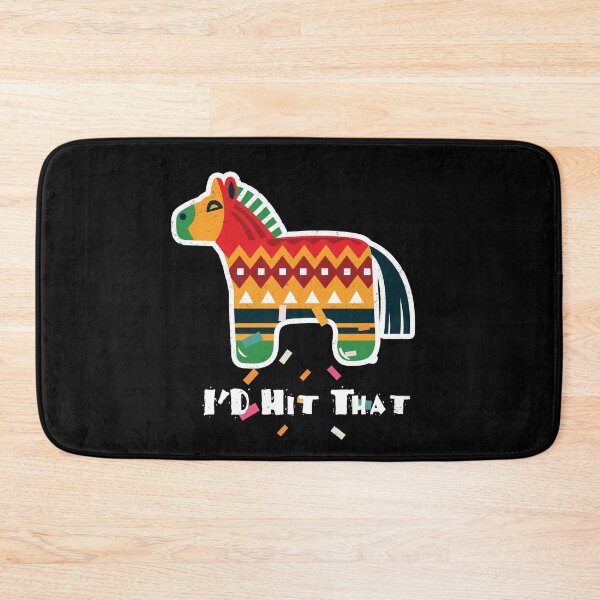Item preview, Funny Cinco de Mayo I'D Hit That Pinata Design in Distress Print designed and sold by trendyzcom.