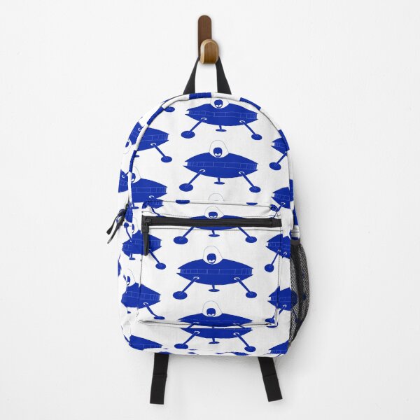 Item preview, Landing Ufo Blue on White designed and sold by PK-inK.