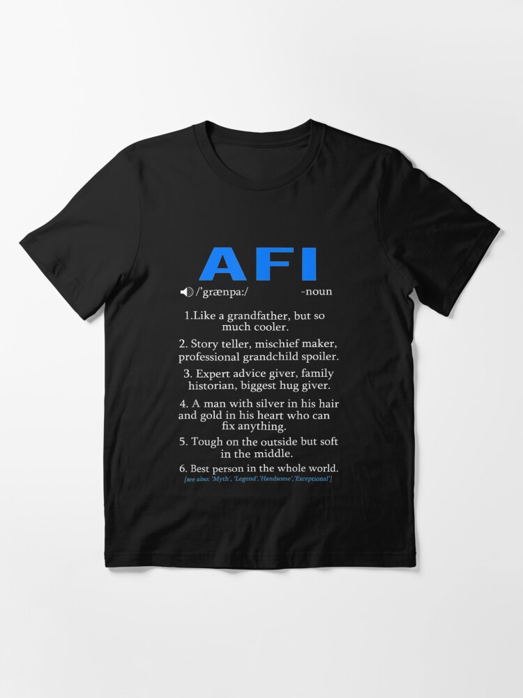 Afi definition Shirt Icelandic Grandpa Fathers day Essential T