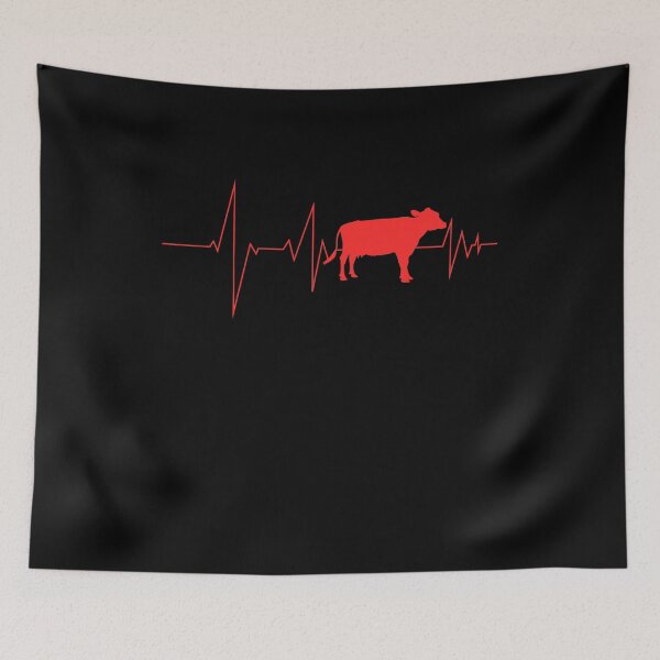 Item preview, Cow Heartbeat Farmer Calf Dairy Cow Farmer designed and sold by Ibu83.