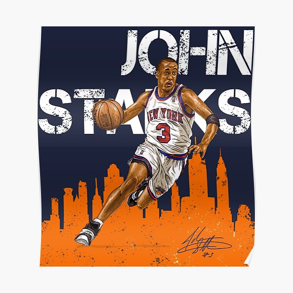  Original John Starks The Dunk Poster by Starline Full Size  OOP RARE : Everything Else