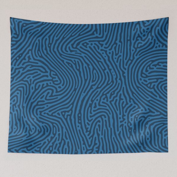 Item preview, Liquid Turing Pattern (Blue) designed and sold by John Uttley.