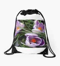 Crocusses Drawstring Bag