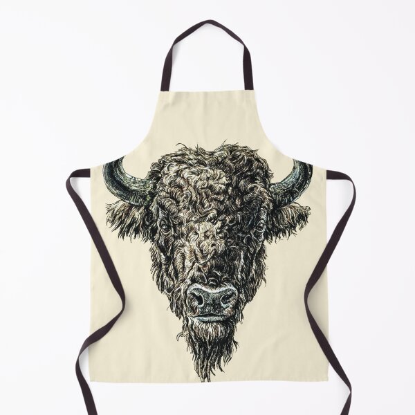 Item preview, Bison head designed and sold by SakalDesign.