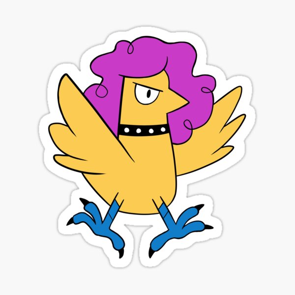 chicken choice judy logo (infinity train) Sticker