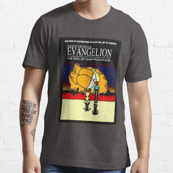 Neon Genesis Evangelion Garfield  |Gift shirt Essential T-Shirt