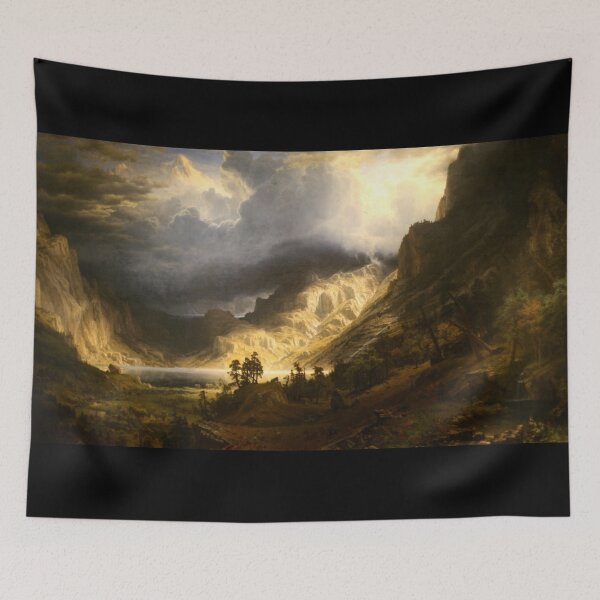 Item preview, A storm in the rocky mountains - Albert Bierstadt designed and sold by 2Girls1Shirt.