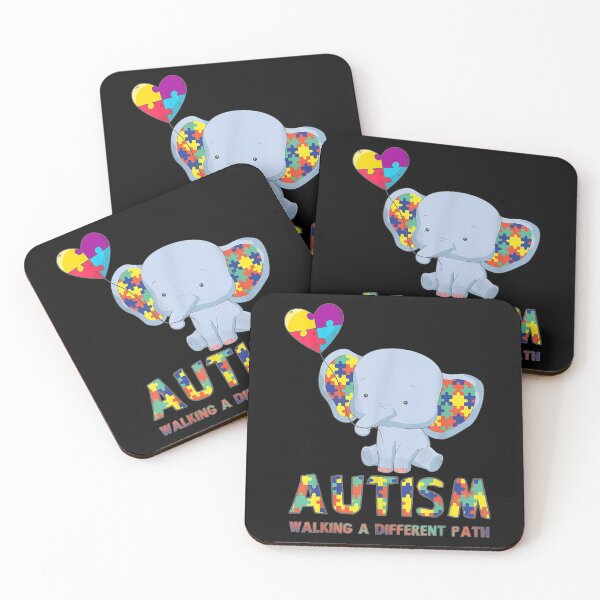 Item preview, Autism Elephant Walking A Different Path T Shirt For Kids designed and sold by simonbucholz.
