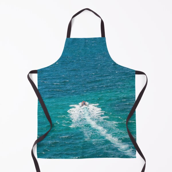 Item preview, Speeding Boat - Blue Coastal Trip at Carvoeiro Algarve Portugal designed and sold by Georgia Mizuleva.