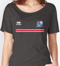 Iceland Football 2016 Women's Relaxed Fit T-Shirt