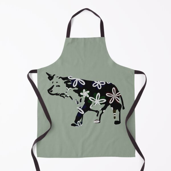 Item preview, Cow with flowers designed and sold by Antiope33.
