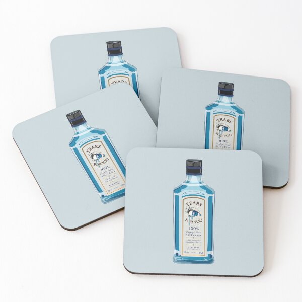Item preview, Gin tears bottle art designed and sold by AznavourByKarin.