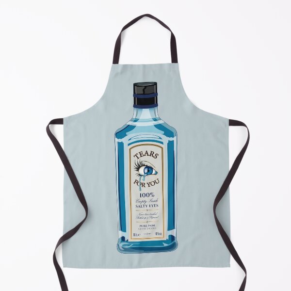 Item preview, Gin tears bottle art designed and sold by AznavourByKarin.