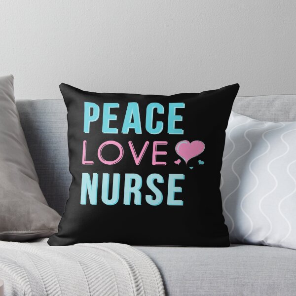 Item preview, Peace Love Nurse-National Nurses Day 2021-Essential Healthcare Worker designed and sold by DiensDesign.