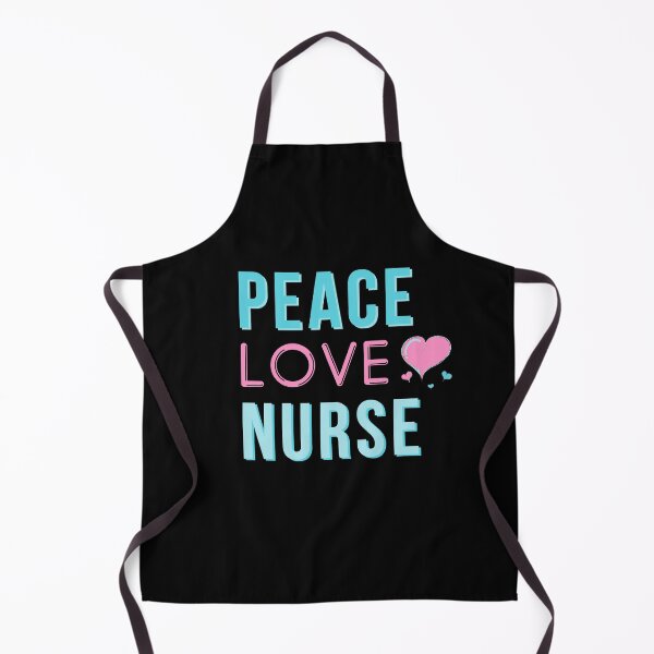 Item preview, Peace Love Nurse-National Nurses Day 2021-Essential Healthcare Worker designed and sold by DiensDesign.