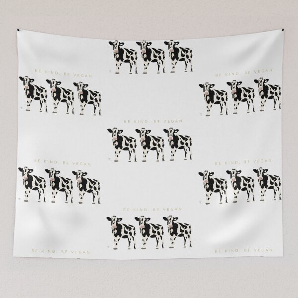 Item preview, Cows, Go Vegan designed and sold by LovelyDayArt.