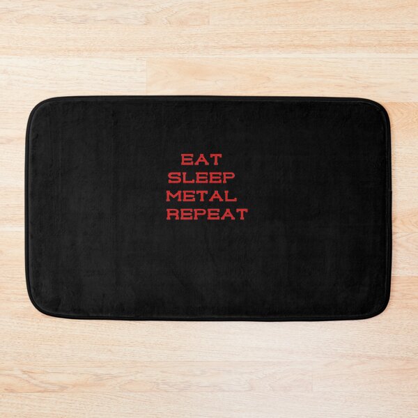 Item preview, Eat sleep metal repeat designed and sold by authenticwords.