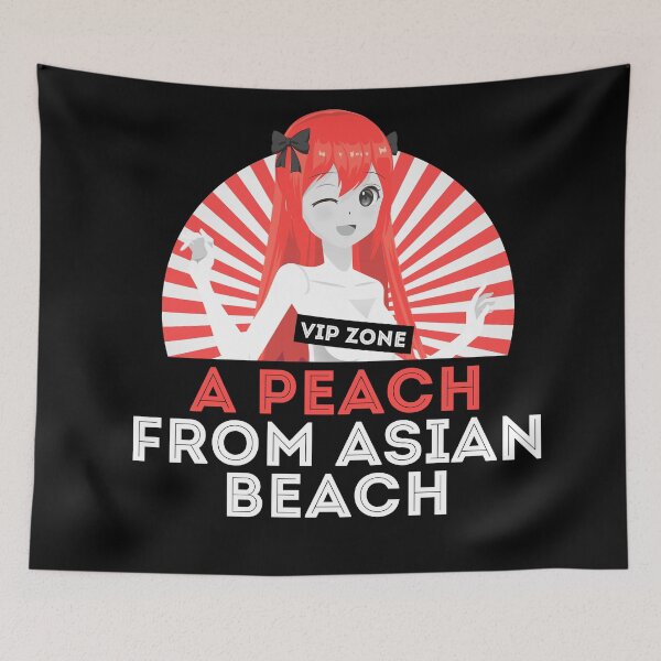 Item preview, A Peach from Asian Beach Cute And Naughty Asian Anime Girl designed and sold by Urosek.