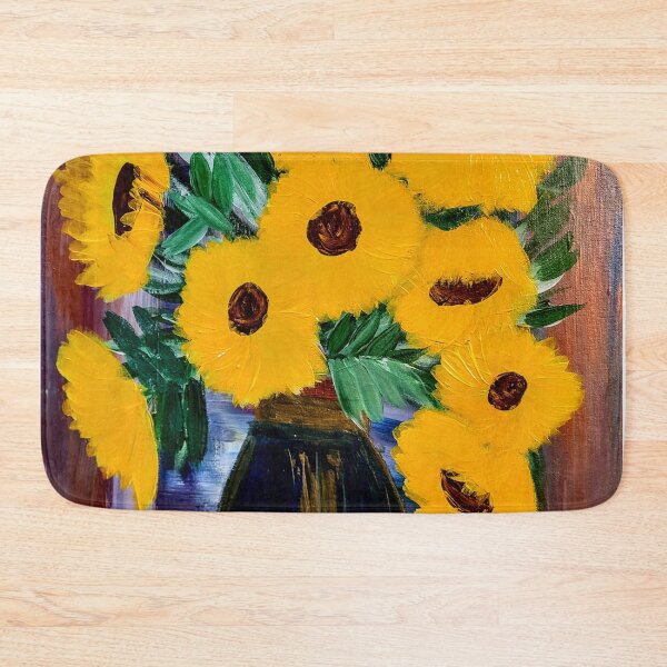 Item preview, Some abstract Sunflowers in a vase designed and sold by kkartwork.