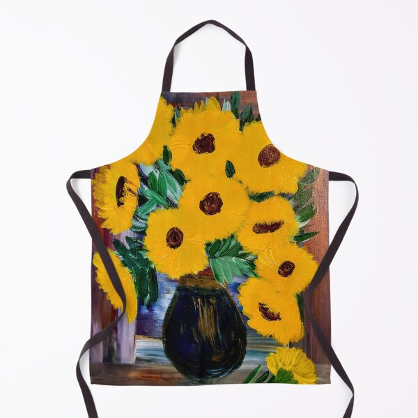 Item preview, Some abstract Sunflowers in a vase designed and sold by kkartwork.