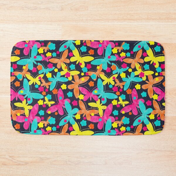 Item preview, Neon butterfly pattern designed and sold by SJAPhoto.