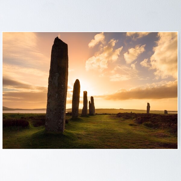 Item preview, Ring of Brodgar Sunset Orkney Isles Scotland designed and sold by PhotosEcosse.