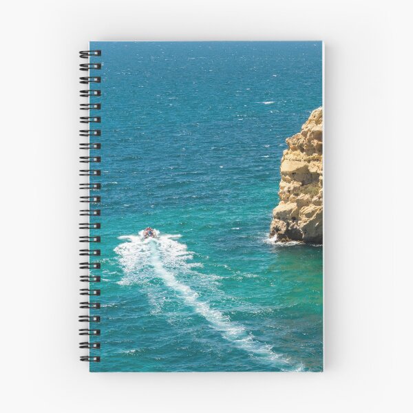 Item preview, Speeding Boat - Blue Coastal Trip at Carvoeiro Algarve Portugal designed and sold by Georgia Mizuleva.