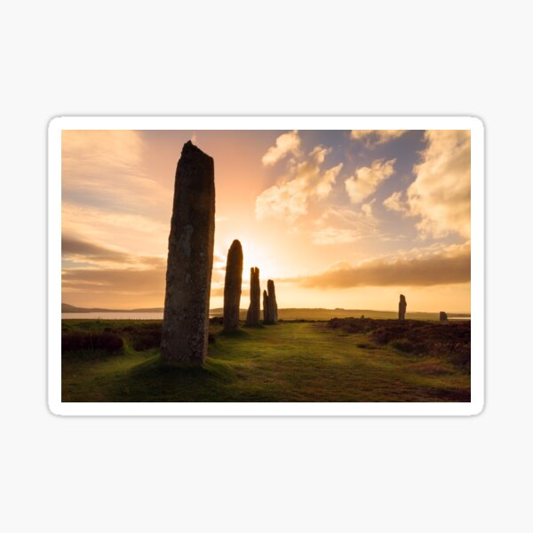 Item preview, Ring of Brodgar Sunset Orkney Isles Scotland designed and sold by PhotosEcosse.