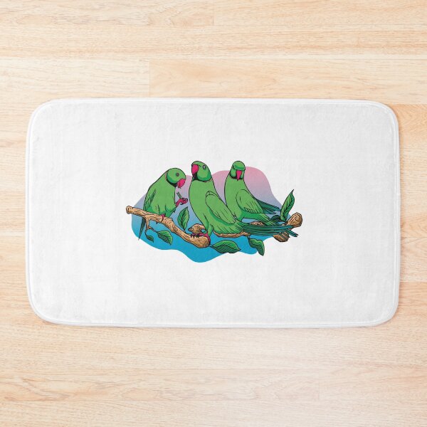 Item preview, Rose-ringed Parakeet Parrot designed and sold by DerSenat.
