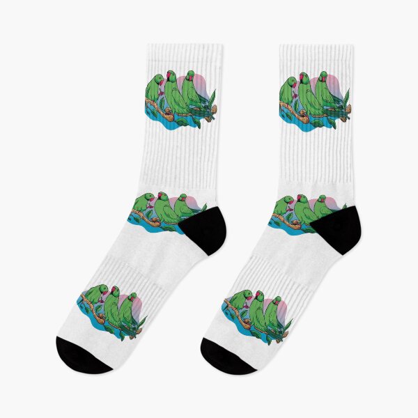 Item preview, Rose-ringed Parakeet Parrot designed and sold by DerSenat.