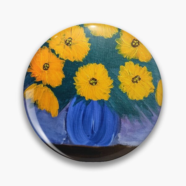 Item preview, Some abstract Sunflowers in a vase designed and sold by kkartwork.