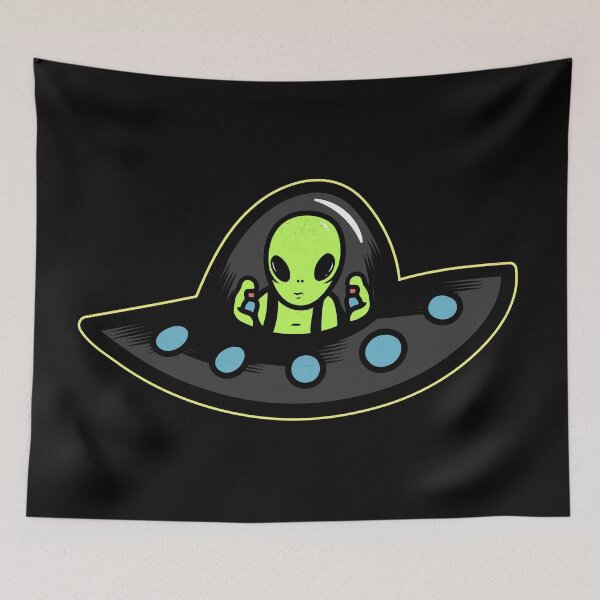 Item preview, Alien - UFO - Spaceship designed and sold by Art-Bazaar.