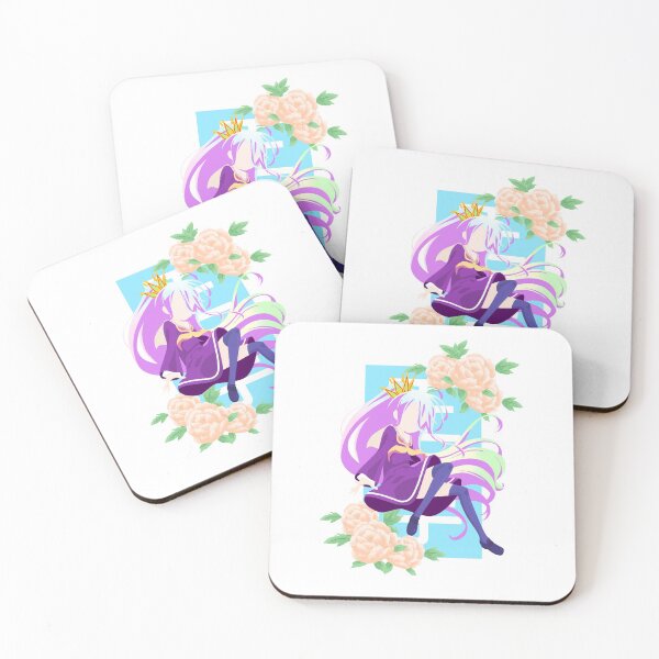 Item preview, Shiro - No game no life floral print designed and sold by AnimeDesignX.