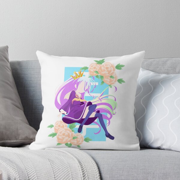 Item preview, Shiro - No game no life floral print designed and sold by AnimeDesignX.