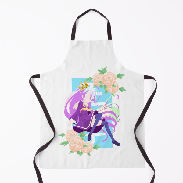 Item preview, Shiro - No game no life floral print designed and sold by AnimeDesignX.