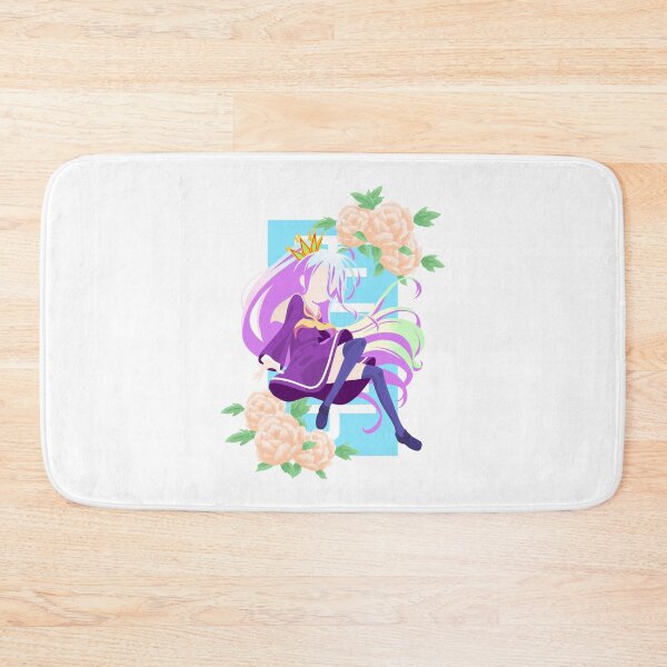 Item preview, Shiro - No game no life floral print designed and sold by AnimeDesignX.