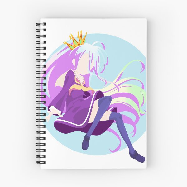 Item preview, Shiro - No game no life minimalist anime print  designed and sold by AnimeDesignX.
