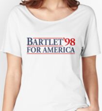 Bartlet for America Slogan Women's Relaxed Fit T-Shirt