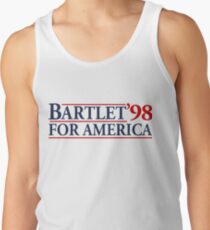 Bartlet for America Slogan Tank Top