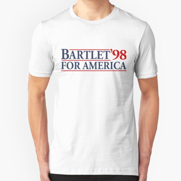 Bartlet for America Slogan Slim Fit T-Shirt