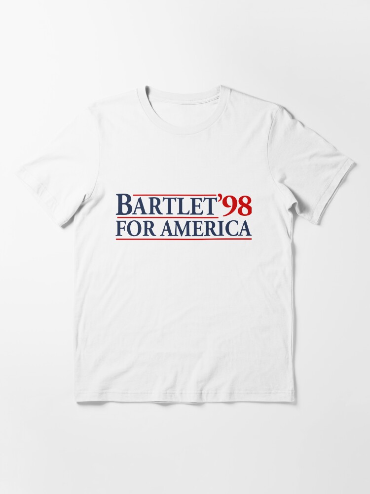 Alternate view of Bartlet for America Slogan Essential T-Shirt