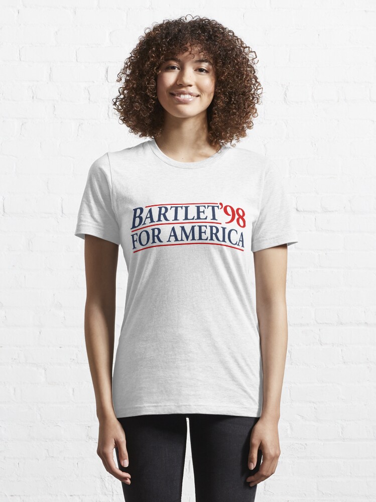 Alternate view of Bartlet for America Slogan Essential T-Shirt