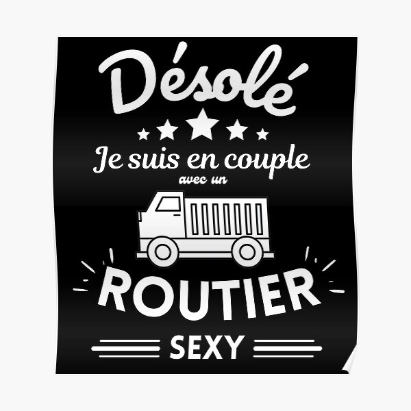 Posters Sur Le Theme Sexy Trucker Redbubble