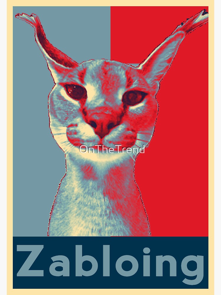 Zabloing Cat Meme - Zabloing Floppa Cat - Pin