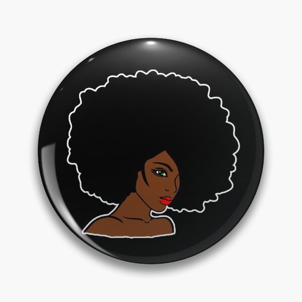 Artikelvorschau, Frau mit Afro entworfen und verkauft von Good-Looking Corpse.