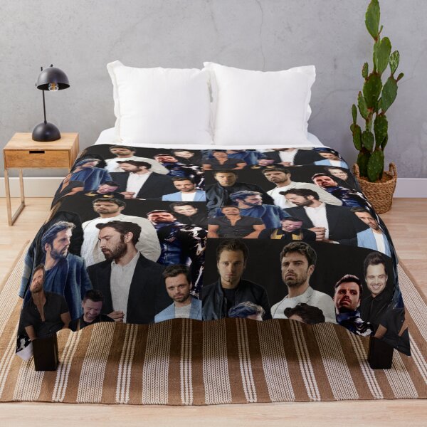 Item preview, Sebastian Stan throw blankets  designed and sold by Theartistictale  _.
