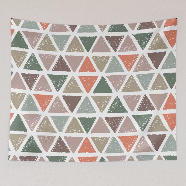 Item preview, Triangle hand made seamless pattern designed and sold by Olgus.