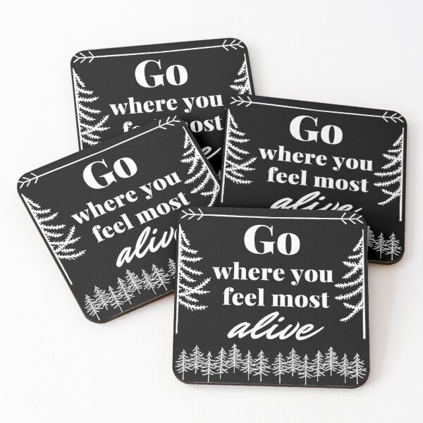 Item preview, go where you feel most alive designed and sold by mybrightcorner.